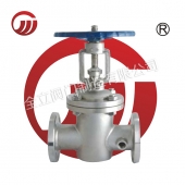 Stainless steel insulation jacket gate valve BZ41W